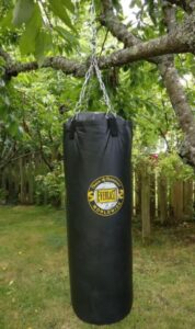 Hanging a Punching Bag from Tree