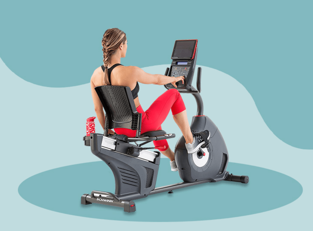 How many calories burned on a recumbent bike