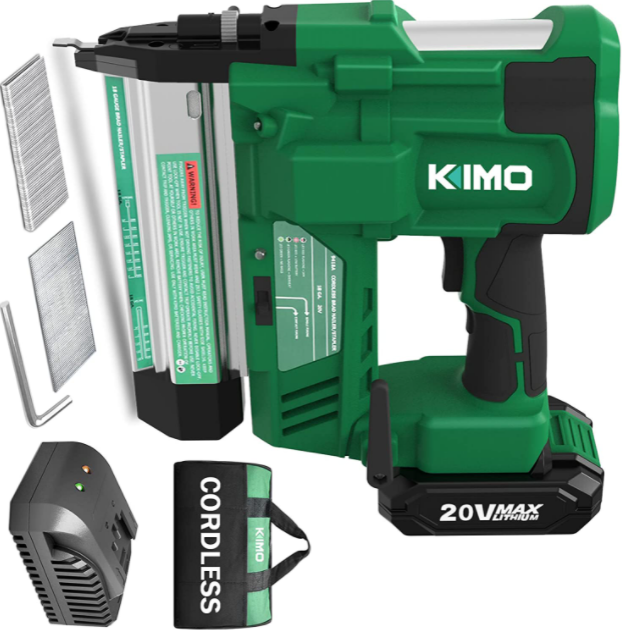 KIMO 20V 18 Gauge Cordless Brad Nailer