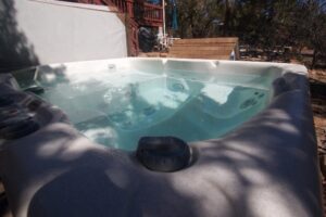 How to inflate intex hot tub without hose